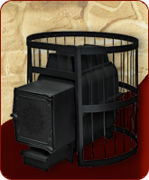 Печь для бани ПАРОВАР 22 прут (211) 